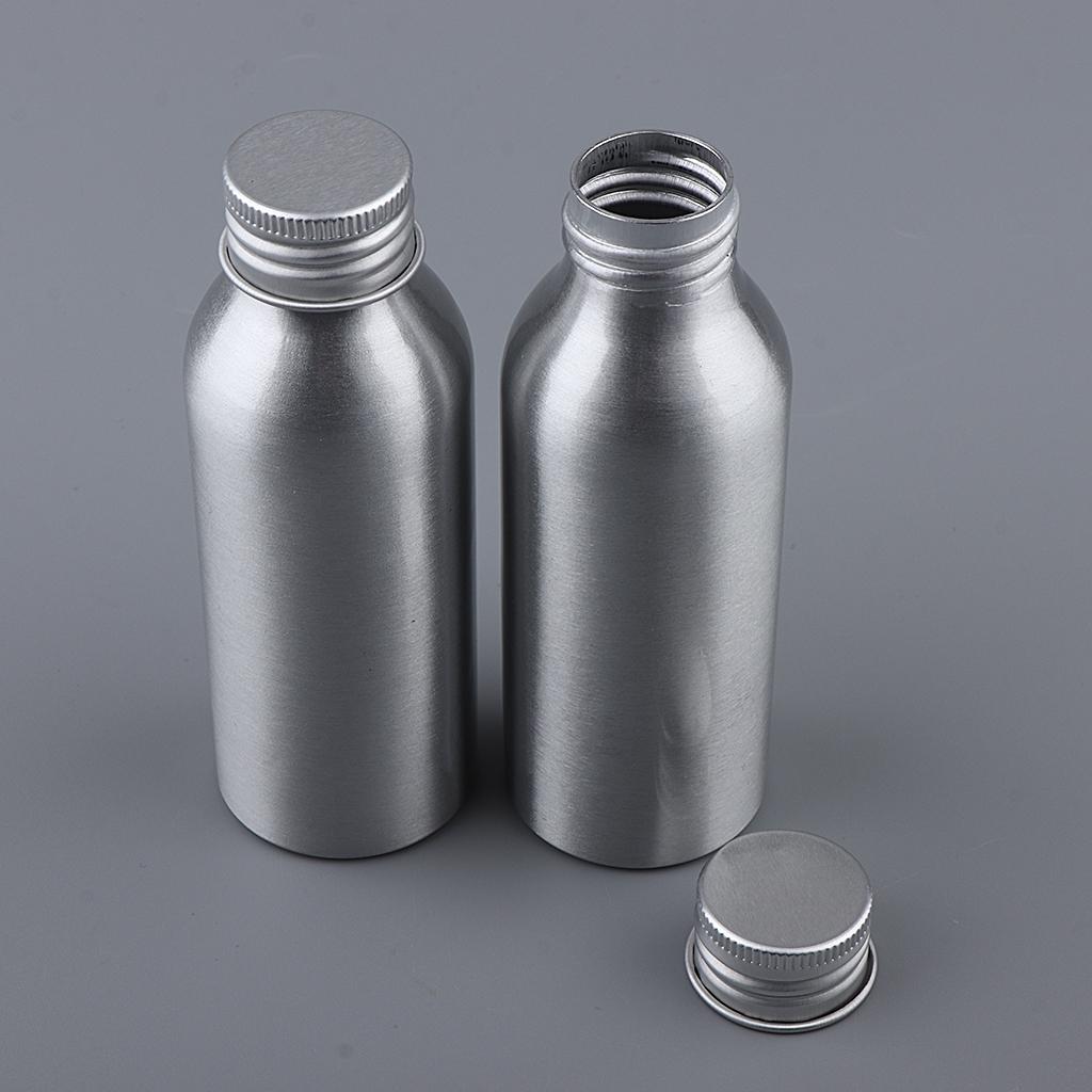 2 шт. Пустой алюминиевый флакон для хранения косметических средств, дозатор 50 мл