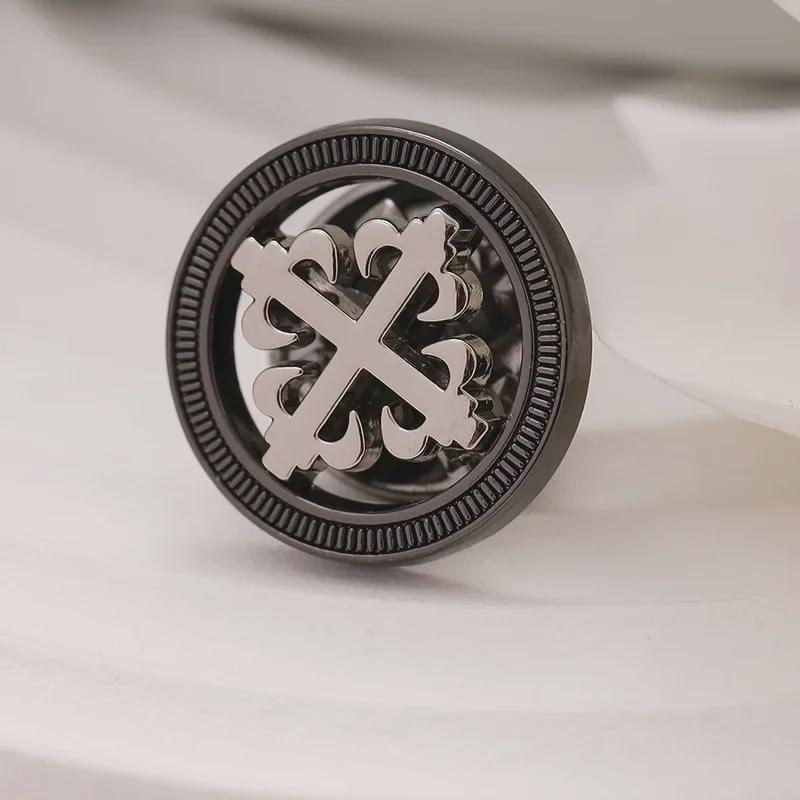 Мужская металлическая брошь в корейском стиле — атмосферная булавка для костюмов, рубашек и аксессуаров к платьям