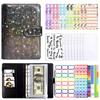 PU Money Saving Budget Binder with Cash Envelopes Savings Binder Men Women
