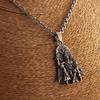 Vintage Egyptian Pharaoh Anubis Pendant, European and American Old Mythological Necklace