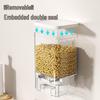 Wall-Mounted Grain Storage Jar – Press-Type Sealed & Insect-Proof Container for Rice & Millet