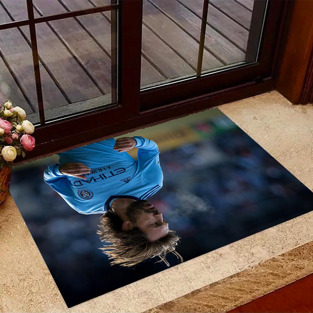 Player Blue Jersey Area Rug Design for Playrooms Study room Dining Room Outdoor Anti-slip Rug Decorate Offices Perfect Gift for Women/Men