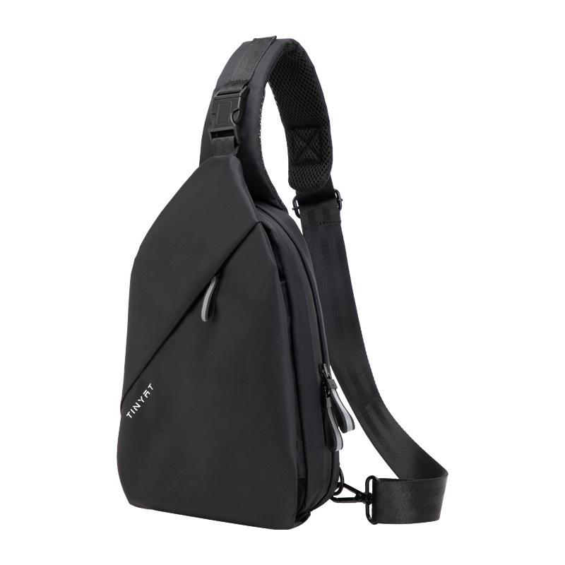 TINYAT Мужская нагрудная сумка Деловая дорожная сумка на плечо Спортивная мотоциклетная сумка Противоугонные сумки через плечо Сумка-мессенджер Посылка для воды