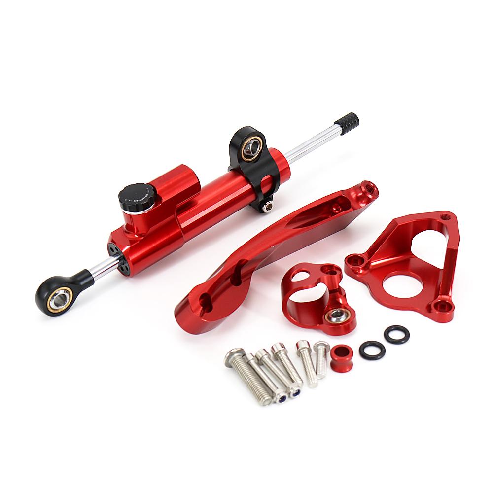 Для Honda CBR600RR CBR 600 RR 600RR 2007-2016 Алюминиевый CNC Кронштейн крепления демпфера стабилизатора руля для мотоциклов Комплект крепежа