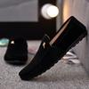 Men's Loafers Korean Version Trendy Men's Shoes Casual Low-top Cloth Shoes Lazy Feet Doudou Driving Shoes Non-slip and Simple