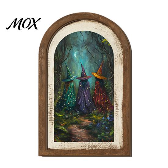 Halloween Hanging Wall Decor Ghost/Witch Arched Decor, Cute Ghost Table Sign, Rustic Farmhouse Shelf Versatile Desktop Ornament Decorative Art