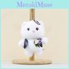 Cute Wedding Bear Plush Pendant Plush Keychain With Short Plush For Ideas Gift