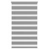 Zebra Roller Blind 70.9 x 120 cm Fabric Width 66.7 cm Gray