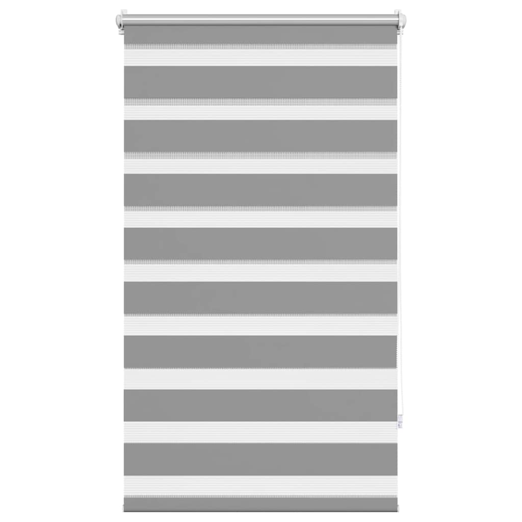 Zebra Roller Blind 70.9 x 120 cm Fabric Width 66.7 cm Gray