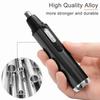 Removal Nose Hair Trimmer Electric Rechargeable Sliding ON/OFF Switch