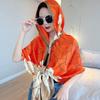 With Buckle Muslim Turban Sun-Resistant Headscarf Fashion Baotou Hat  Women