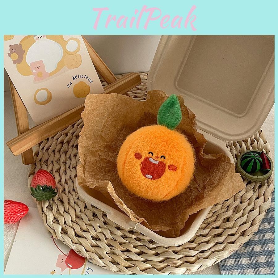 Mini Watermelon Cherry Fruit Plush Doll Keyring Girls Gifts Bag Pendant Decor