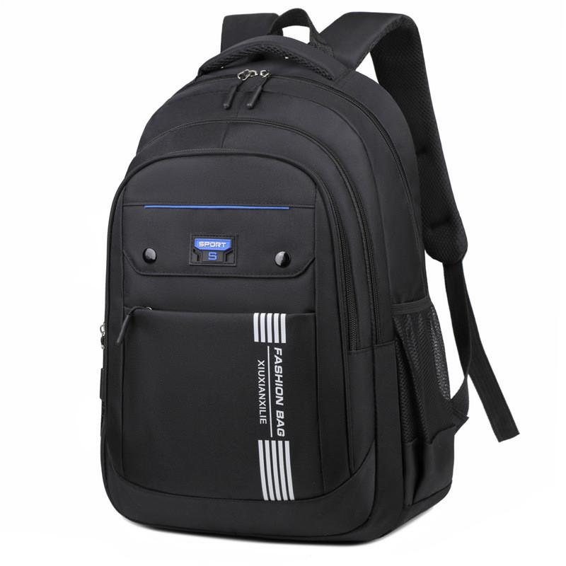 Versatile Student And Travel Backpack With Contrast Stripes For Use Leisure