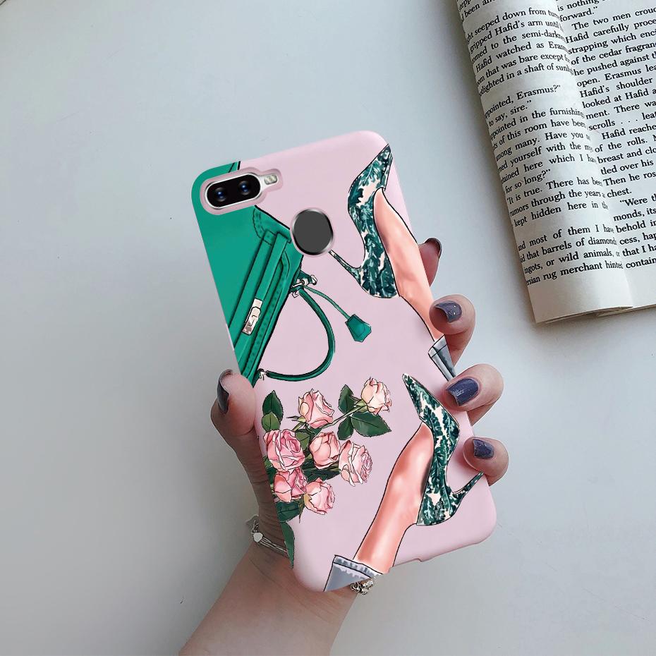 Case For OPPO A5S Back Cover Soft Candy Silicone Pretty Girls Phone Case For OPPO A5S AX5S A7 2018 AX7 A7N A12 Cover Coque Funda