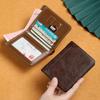 Кожа PU RFID Кошелек Мужской Тонкий Вертикальный Кошельки Черный Тонкий Короткий Держатель для ID и Кредитных Карт Минималистичный Мужской Коричневый Кошелек для Денег