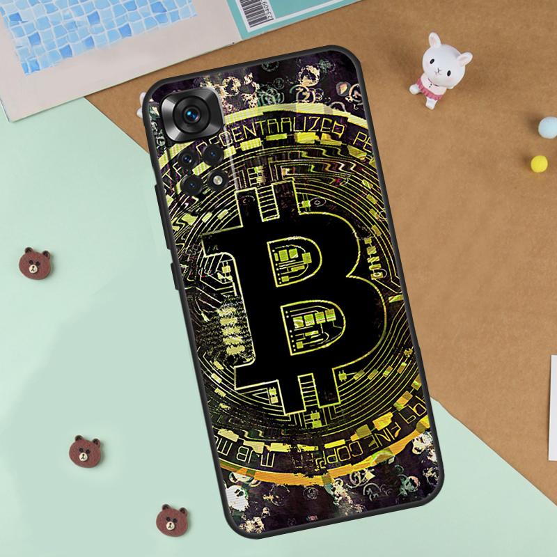 Bitcoin Case For Xiaomi Redmi 14C 10C 12C 13C Cover For Redmi Note 14 Pro 13 9 10 11 12 10S 11S 12S