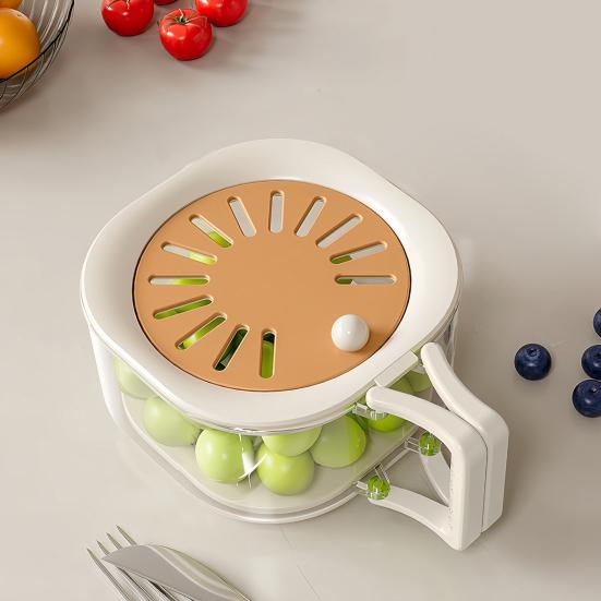 Корзина для сушки с разборной конструкцией Прозрачная видимая Штабелируемая Многофункциональный контейнер для сушки Полый сетчатый поддон