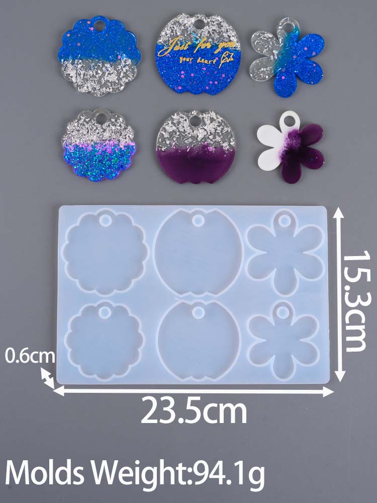 Аксессуары для стакана-тамблера Силиконовая форма DIY Подвеска для ювелирных изделий Изготовление поделок Эпоксидная смола 40 унций Тамблер Именная бирка Формы для литья Домашний декор