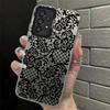 Чехол для Samsung Galaxy A56 A10 A20 A54 A03 A50 A51 A52 A06 A07 A71 A04 A05 A72 Задняя крышка телефона Черный Кружевной Крутой