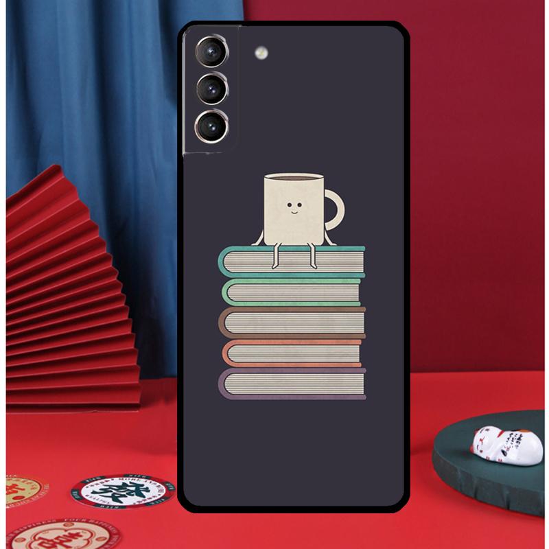 Иллюстрация «Читать книги» Чехол для телефона Для Samsung Galaxy S24 Ultra S9 S10 S20 FE S21 S22 S23 Plus S25 Ultra Задняя крышка