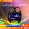9" 2din автомобильный радиоприемник мультимедиа Android для Nissan March Micra 2010 2011 2012 2013 Bluetooth GPS Navi сенсорный экран автомобильная стереосистема