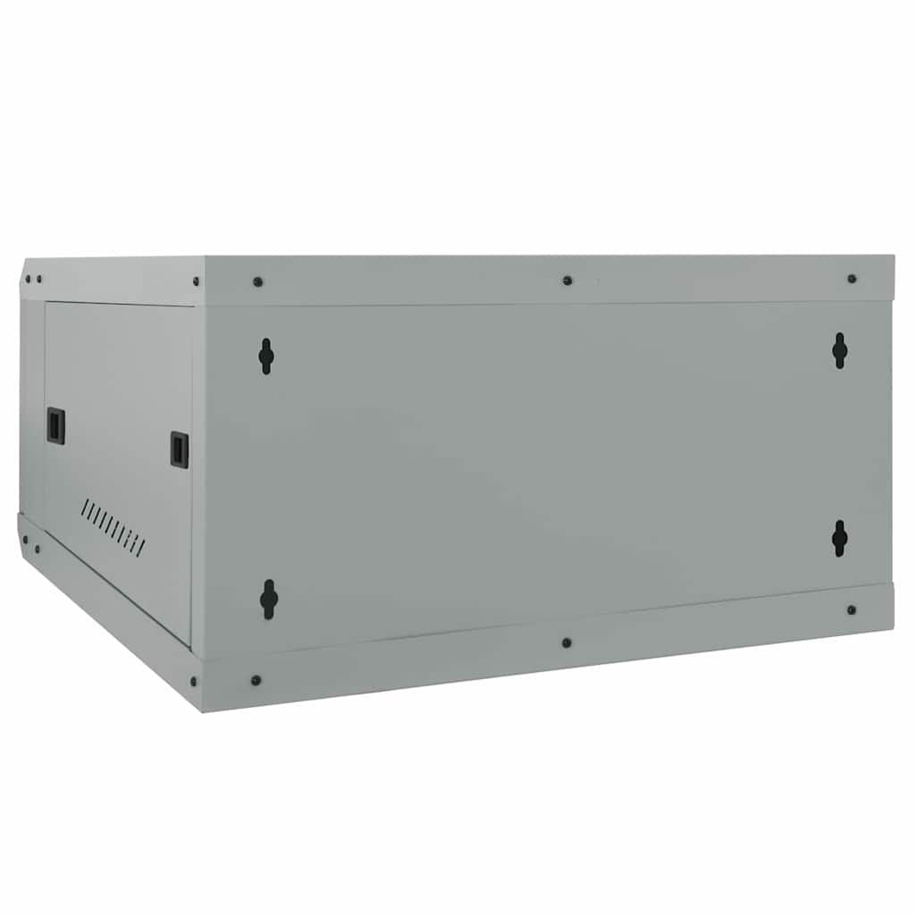 Network Cabinet with Storage Gray 60 x 60 x 35 cm Steel
