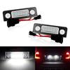 2pcs Car Auto LED License Plate Lights Number Plate Light Lamp Error Free 12V For Skoda Octavia 1Z Roomster 5J 2009-2013