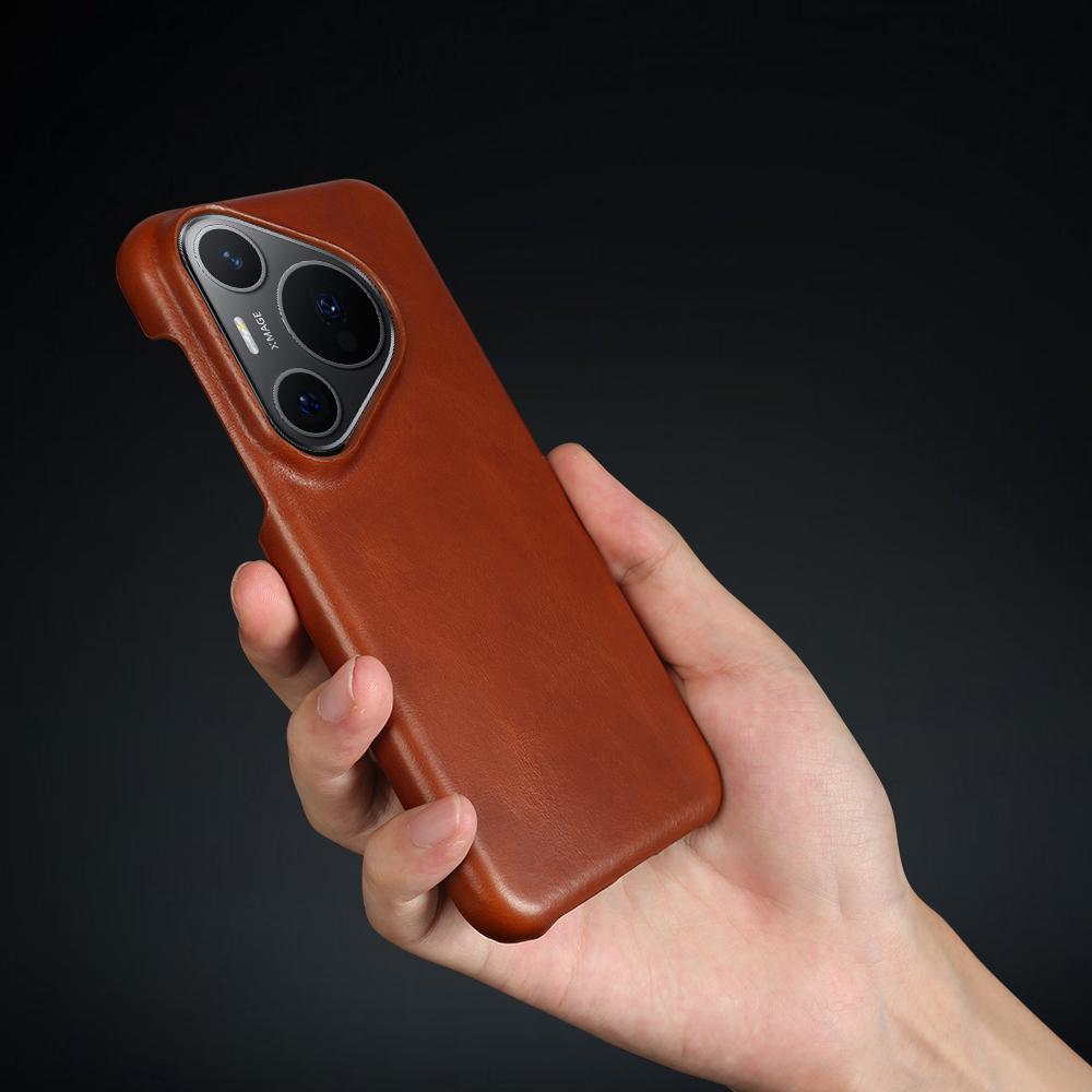 Ручная работа, Чехол из натуральной кожи Для Huawei Pura 70 Pro Honor Magic 6 Pro Mate50 mate60 P50 P40 P60 Эстетичный Винтажный Чехол для Телефона
