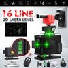 16 Green Lines Laser Level+Remote Controller 3D Self-Leveling 360 Horizontal And Vertical Cross Outdoor Powerful Laser