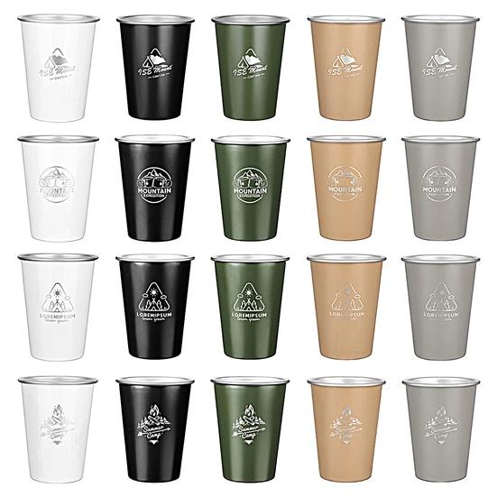 Yousheng 350 мл кофейная чашка термостойкая большая емкость для обработки краски нержавеющая сталь походная чашка для молока и пива товары для улицы