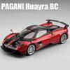 1/18 Pagani Huayra BC Alloy Sports Model Diecast Metal Racing Car Vehicles Model Collection Sound Light Simulation Kids Toy Gift
