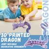 3D-печатный морской дракон и шарнир дракона, подвижная детская игрушка, украшение, украшение