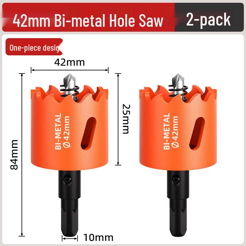 Биметаллическая коронка для деревообработки: Сверло для дерева, гипсокартона, металла, пластика и ПВХ - 75 мм расширитель отверстий для точечных светильников.