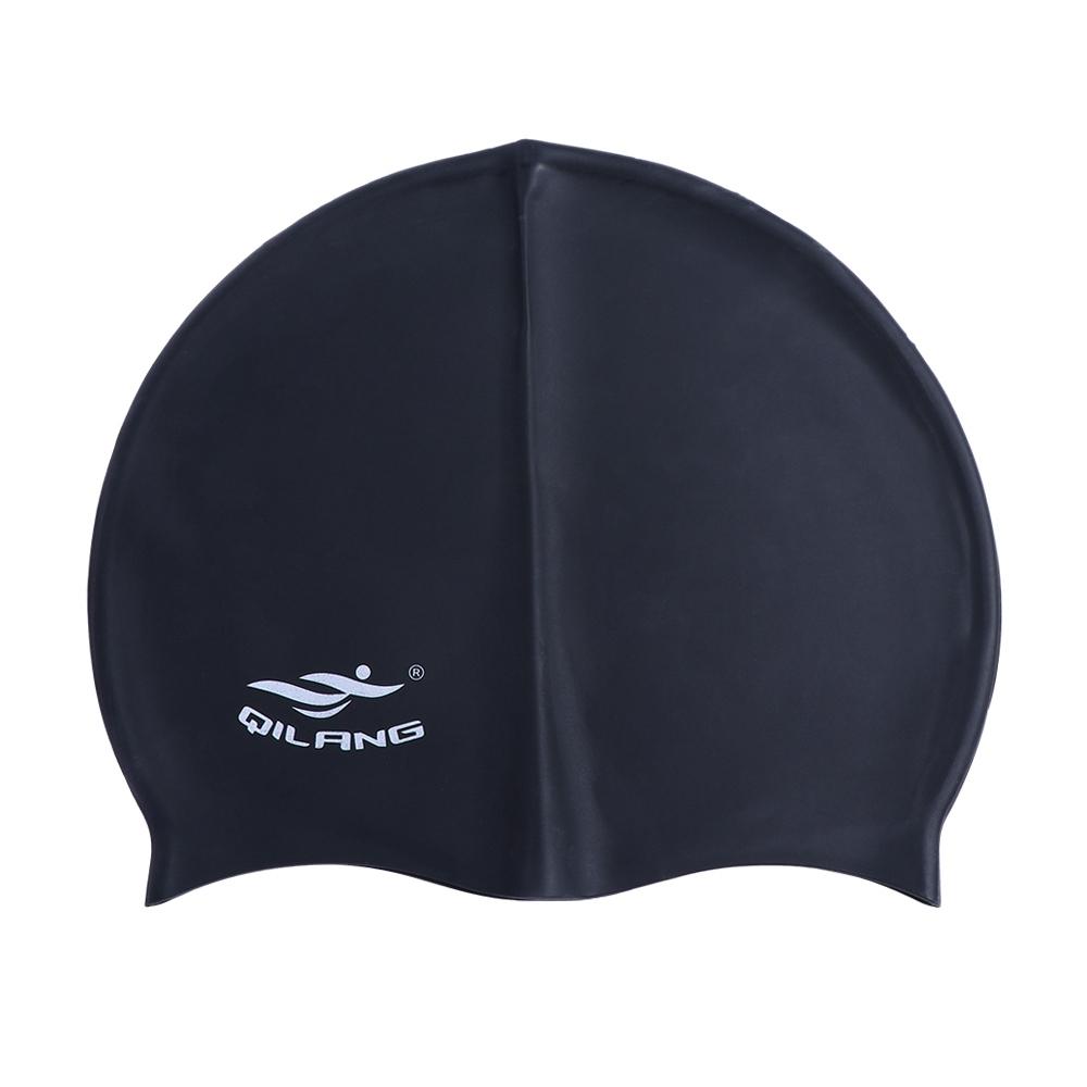 Classic High Elastic Long Hair Waterproof Flexible Silicone Colorful Swimming Hat Swimming Cap Swim Pool Hat Bathing Cap