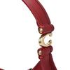 Coach Eve 31 Однотонная Плиссированная Фурнитура Молния Кожа Замша Седельная Сумка Наплечная Сумка Большая Женская Сумка Красная CM530-B4E5D
