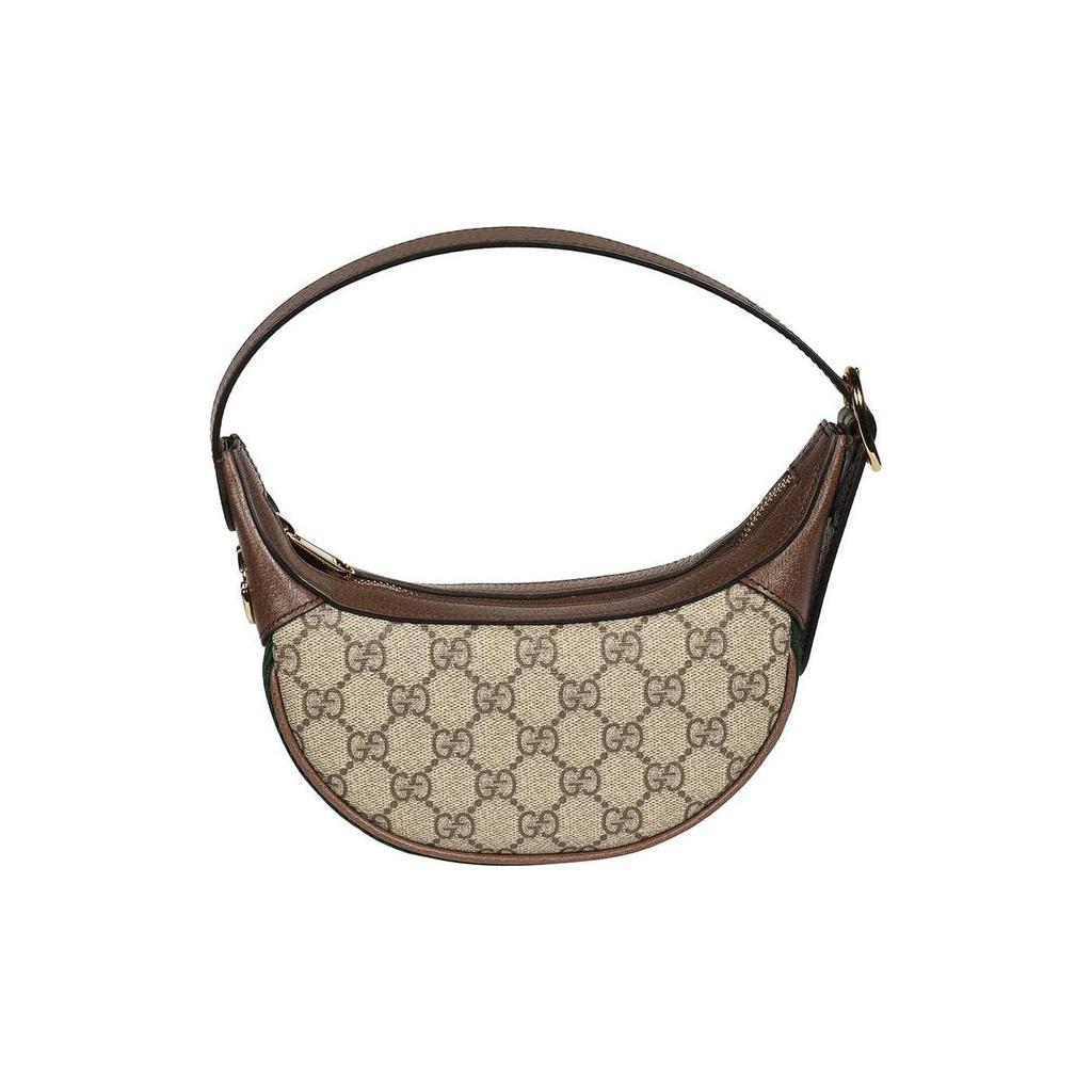 Gucci Мини-сумка Ophidia GG Бежевый/Эбони Женские Сумки через плечо Коричневый 658551-96IWG-8745