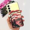 Чехол для Samsung Galaxy A55 5G SM-A556B Модный узор Мягкий силикон Прозрачная крышка Для Samsung A25 A35 A 55 5G A256B A356B Fundas