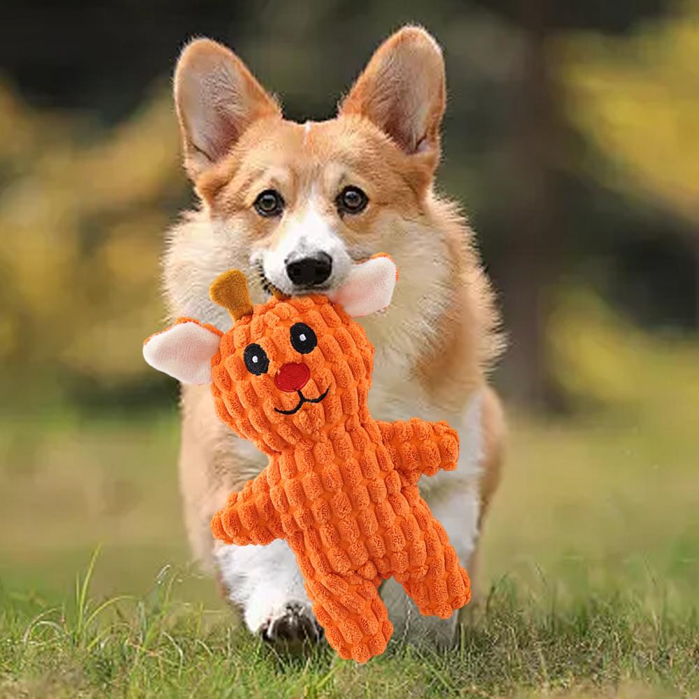 Plush Texture Dog Toy Plush Dog Toy with Wrinkle Sound Durable Plush Dog Toy Set for Small Dogs Squeaky for Chewers