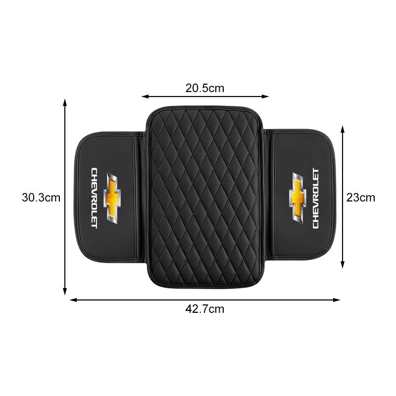 AABHM1 Car Center Console Cover with 2 Storage Bags Armrest Storage Box for Chevrolet Cruze Malibu Sail Spark Captiva Equinox Tracker