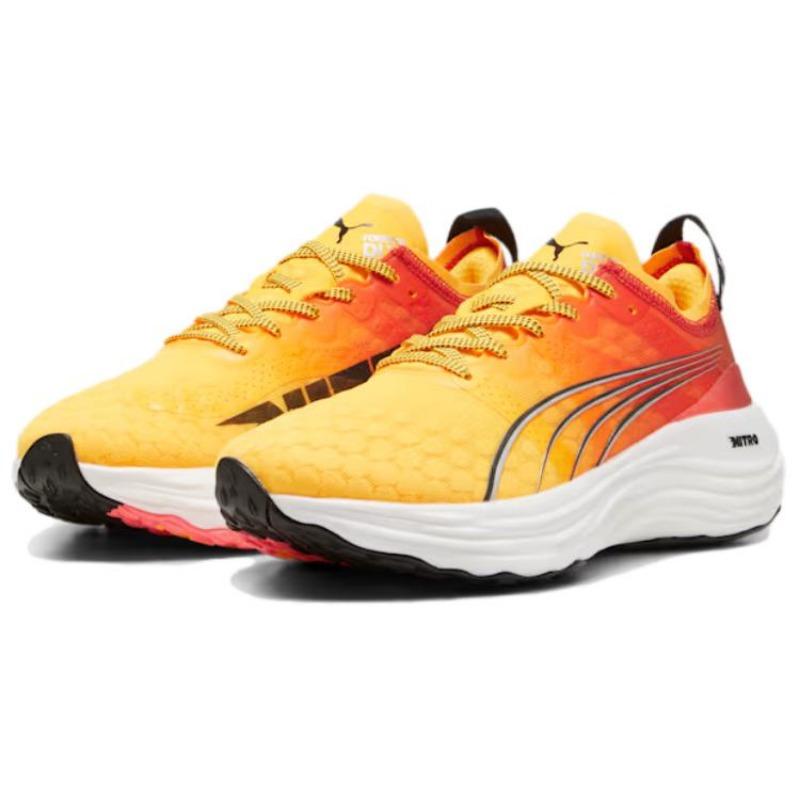 PUMA ForeverRUN Nitro Women Support Running Shoes Yellow Orange 310480-01