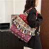 Large Capacity Ethnic Style Vest Bag Retro Bohemian Messenger Bag Casual Tassel Shoulder Bag  Women