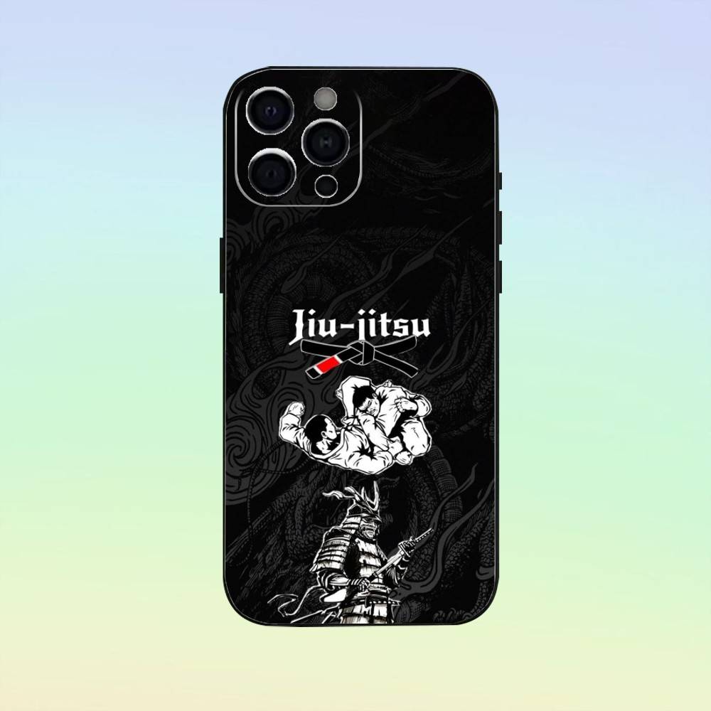 Чехол для телефона BJJ Бразильское джиу-джитсу Для iPhone17,16,15,14,13,12,11 Plus,Pro Max Мягкий черный чехол