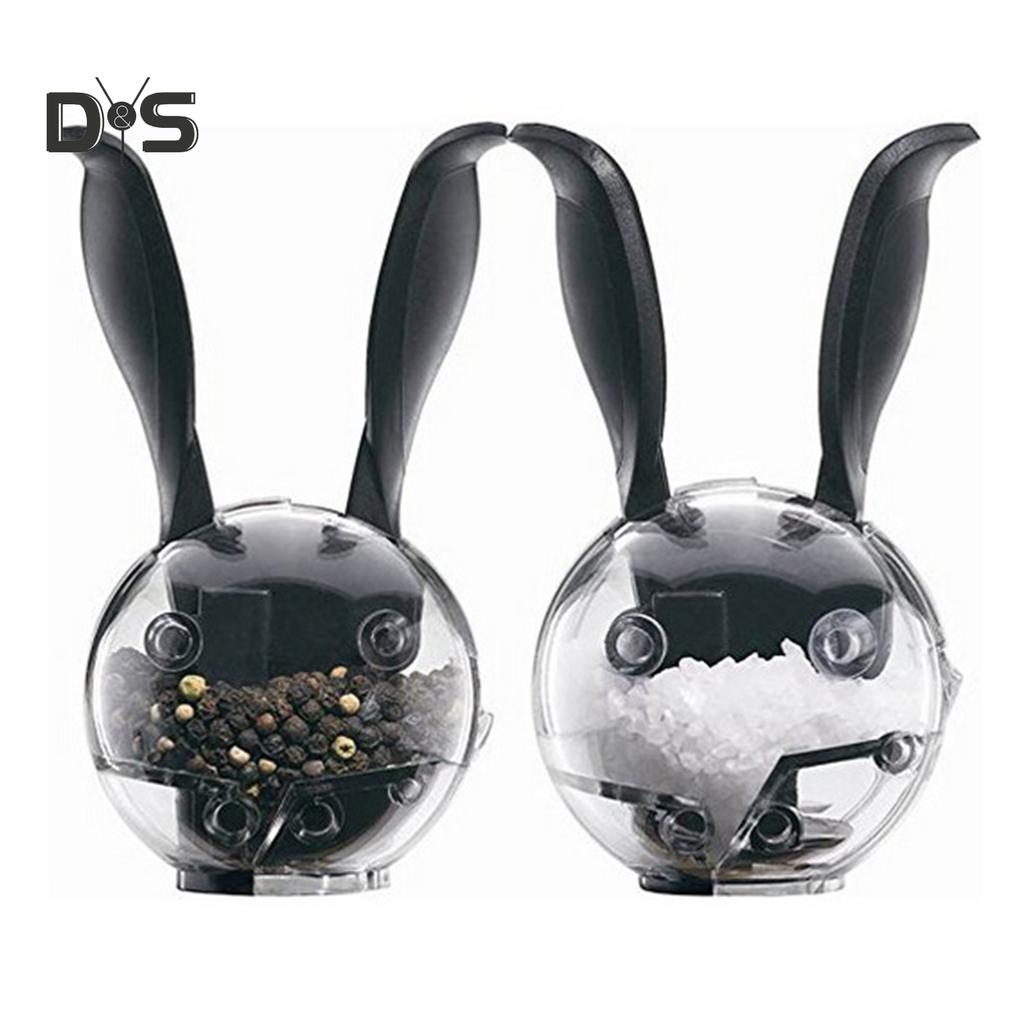 SW Ручная мини-мельница для соли и перца Портативная шаровая шлифовальная машина с кроличьими ушками и керамическим сердечником