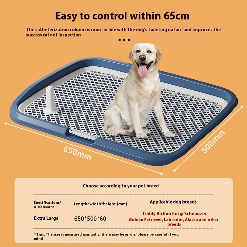 Dog Potty Training Toilet, Plastic Dog Pee Pad Holder With Removable Net, Reusable Dog Potty Trainer Dog Toilet Tray For Pets Up