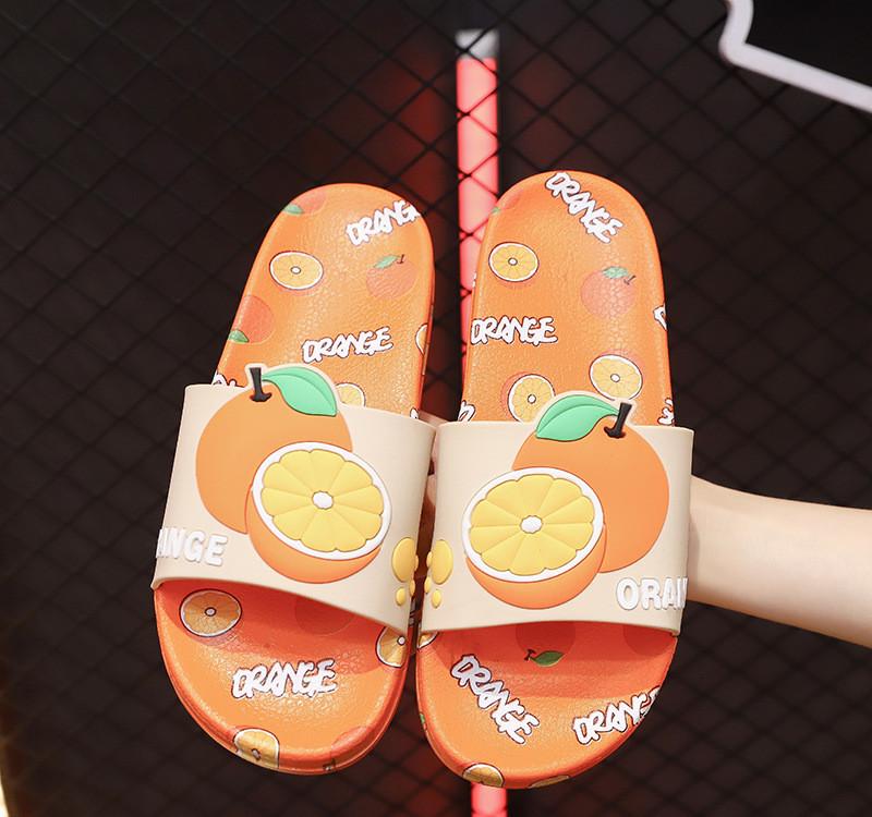 Fashion Mazefeng Brand New 2024 Women Slippers Open Toe 2cm Heels Cute Cartoon Fruit Stylish Soft Comfort Non-Slip Bathroom Summer 36-41