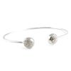 [K9591] - White 'Goddess' Silver Bracelet