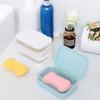 1PC Drainage soap storage rack bathroom soap box without punching toilet bathroom travel soap box