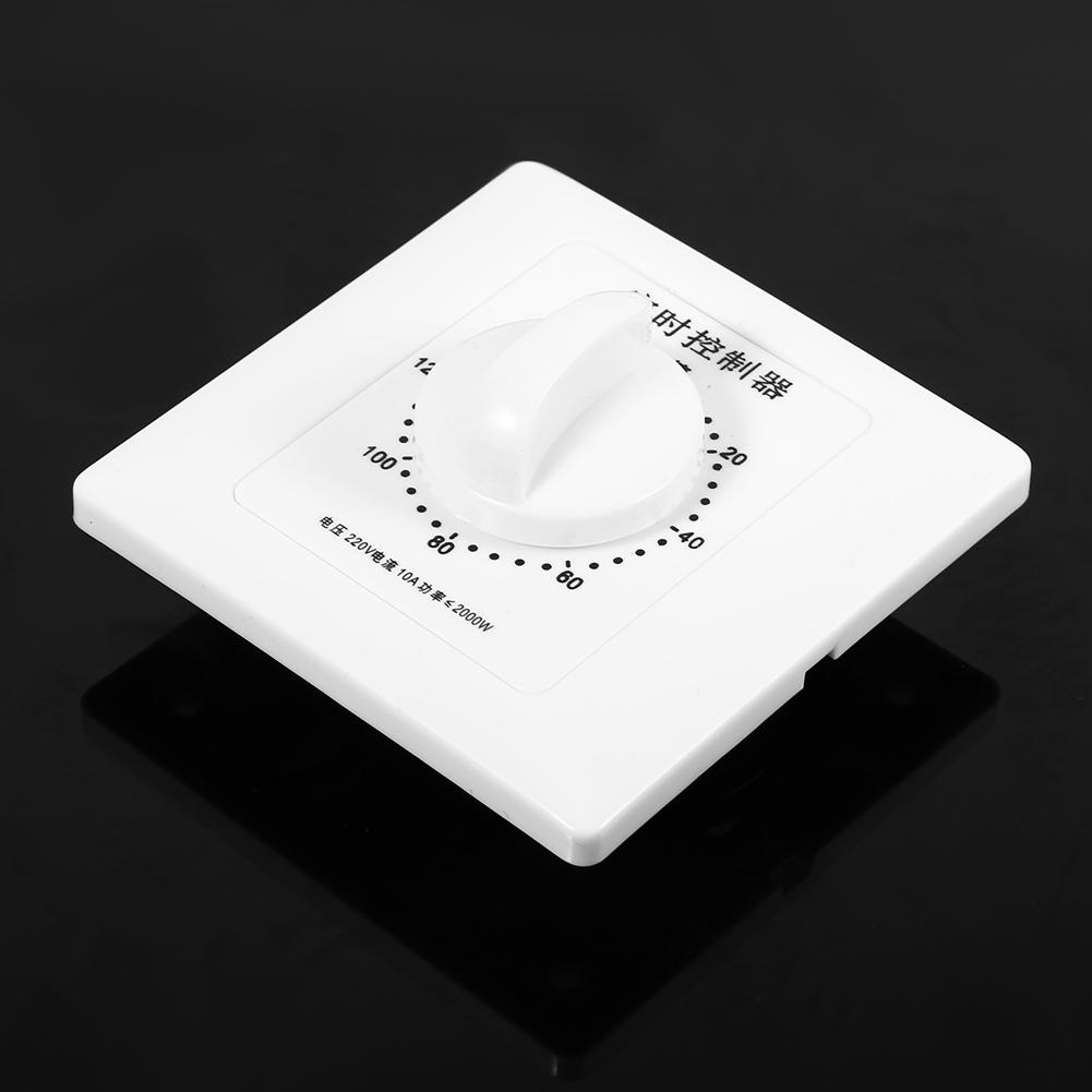 AC 220V Высокомощный таймер для насоса, внутренний механический таймер, панель управления обратным отсчетом 120 мин