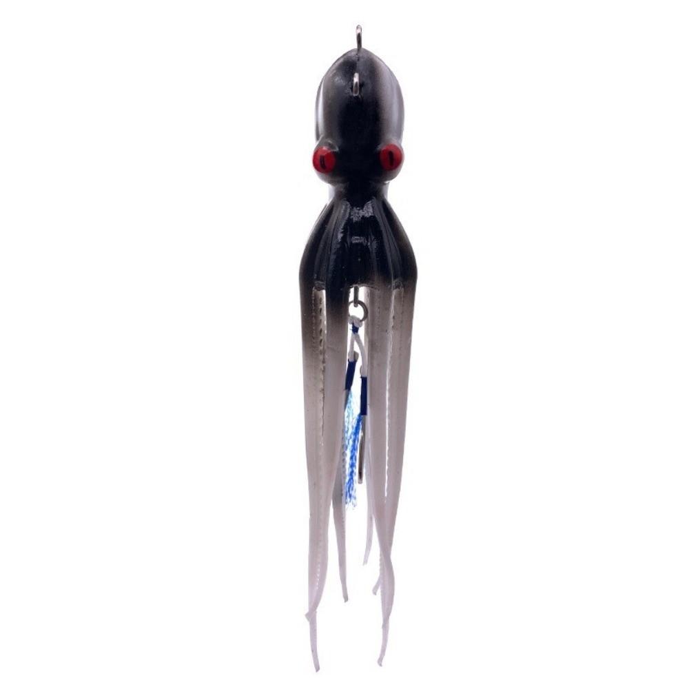 TPE Material Slow Pitch Jigging Bait 175g Weight Octopus Squid Jig Trolling Jig Bait Slow Trolling