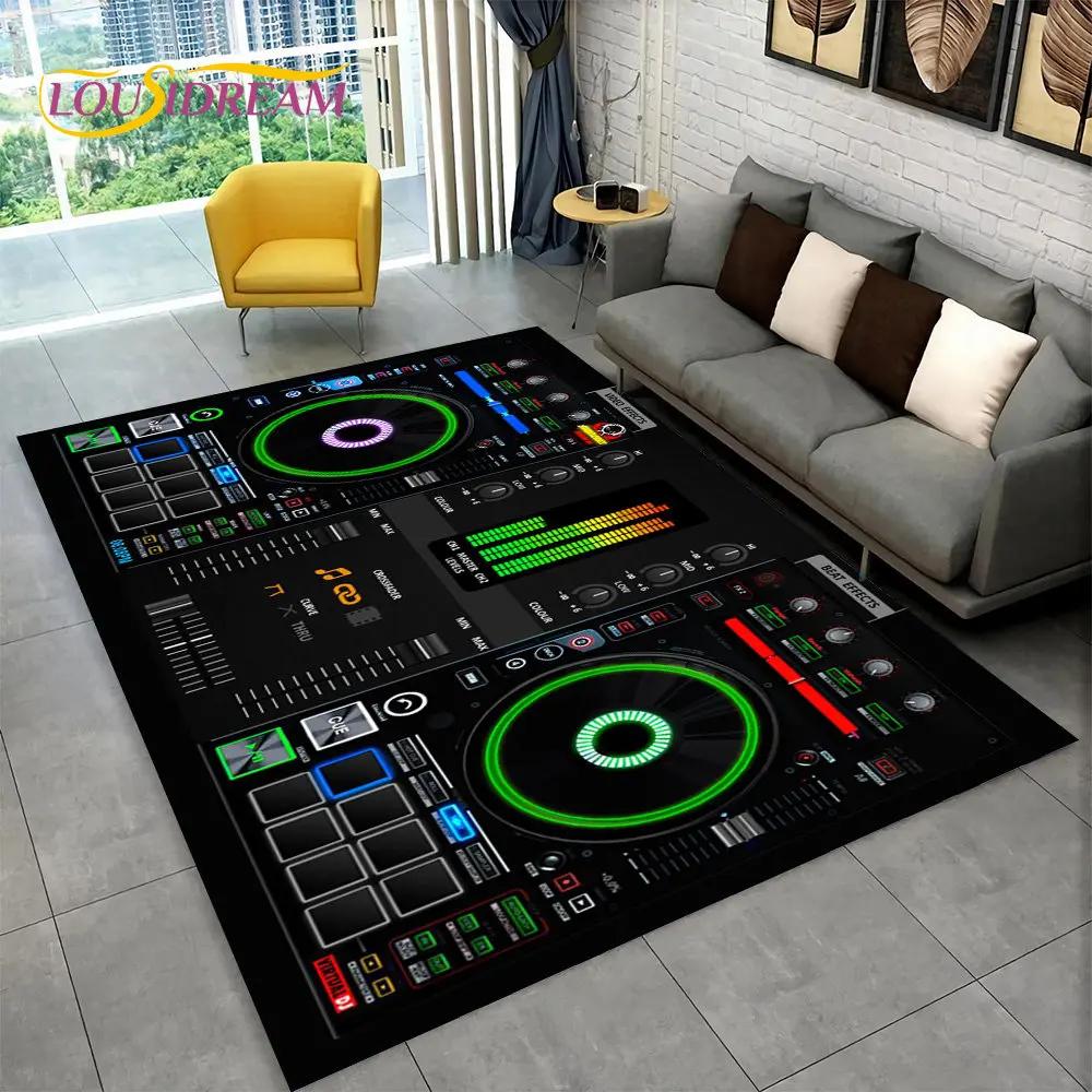 3D DJ музыкальный экран, коврик для клавиатуры, ковер для гостиной, спальни, дивана, коврик для прихожей, спортивный коврик для йоги, нескользящий напольный коврик